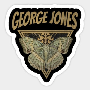 George Jones // Fly Away Butterfly Sticker